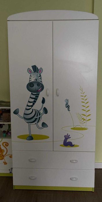 Szafa dziecięca meblik safari zebra