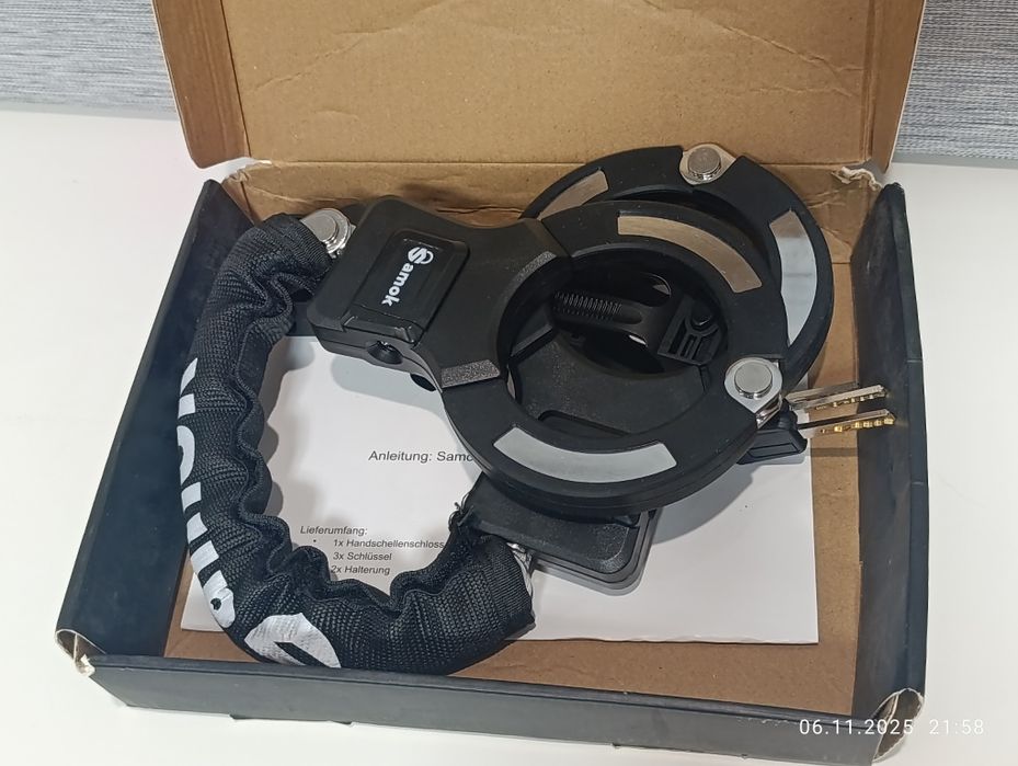 Замок для вело та мото фірми Samok