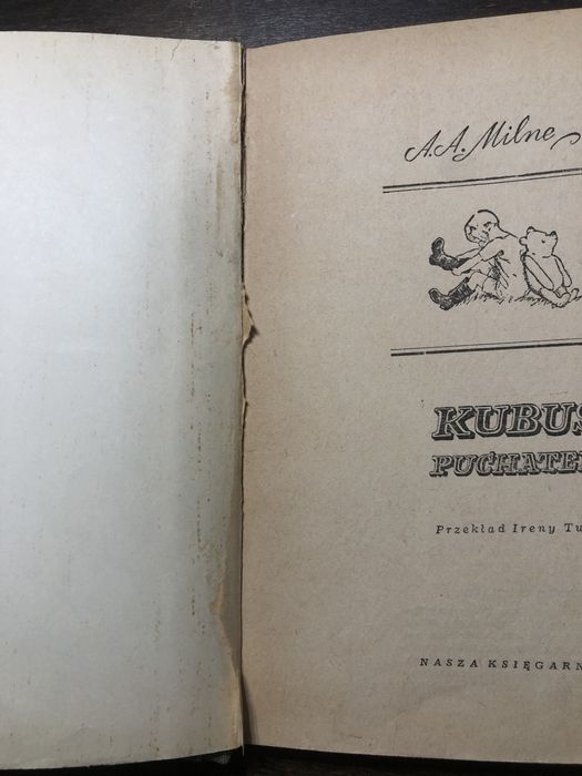 Książka „Kubuś puchatek”