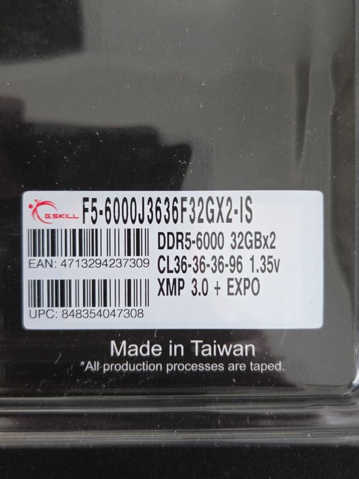 G.Skill DDR5 Aegis 5 64GB  6000 CL36