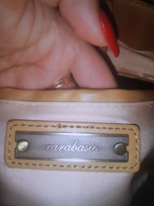 Zara Basic torebka Nude