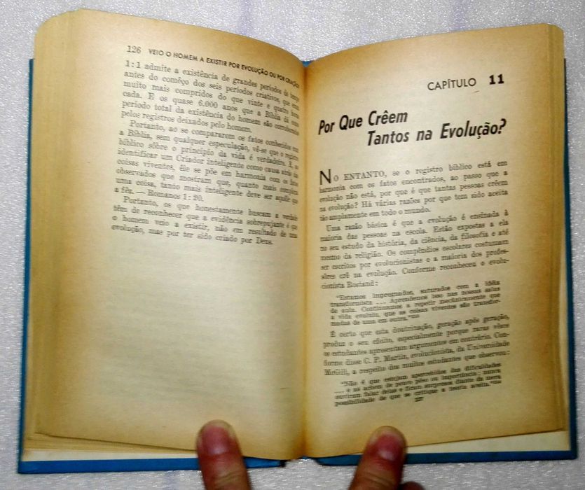 Livro Veio o Homem a Existir por Evolução ou por Criação?