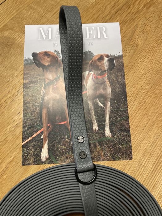 Obroża z linką treningową Malier