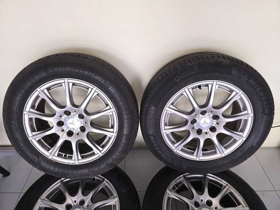 Jantes 16 e Pneus Mercedes 5x112 205/60/16 e Grelha Mercedes W205