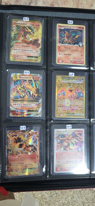 Pokémon Charizards GX V EX VStar Radiant Vmax base set