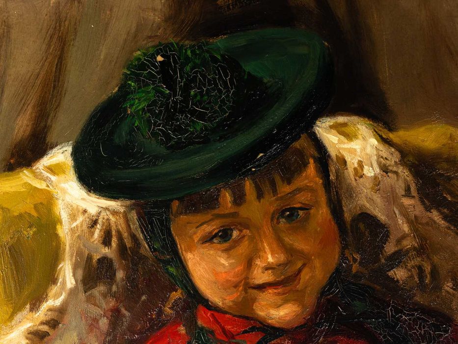 Pintura criança Wojciech Gerson Estilo Realismo | século XIX