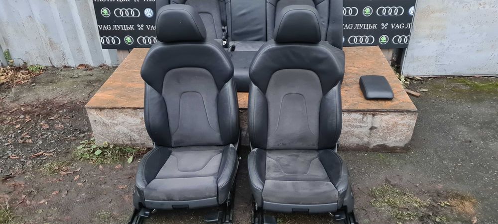 Сидіння + Карти дверей Audi A4 B8 седан універсал салон шкіра альканта