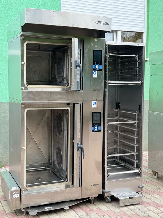 Конвекционная печь WIESHEU с тележкой быстрая загрузка