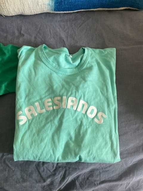escola Salesianos t shirts de educação fisica tamanhos varios