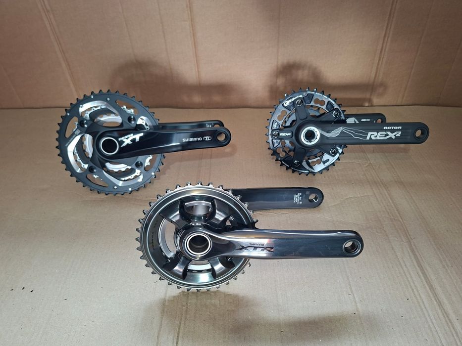 Система шатунів Shimano XT, XTR, Rotor Rex 2 еліпс