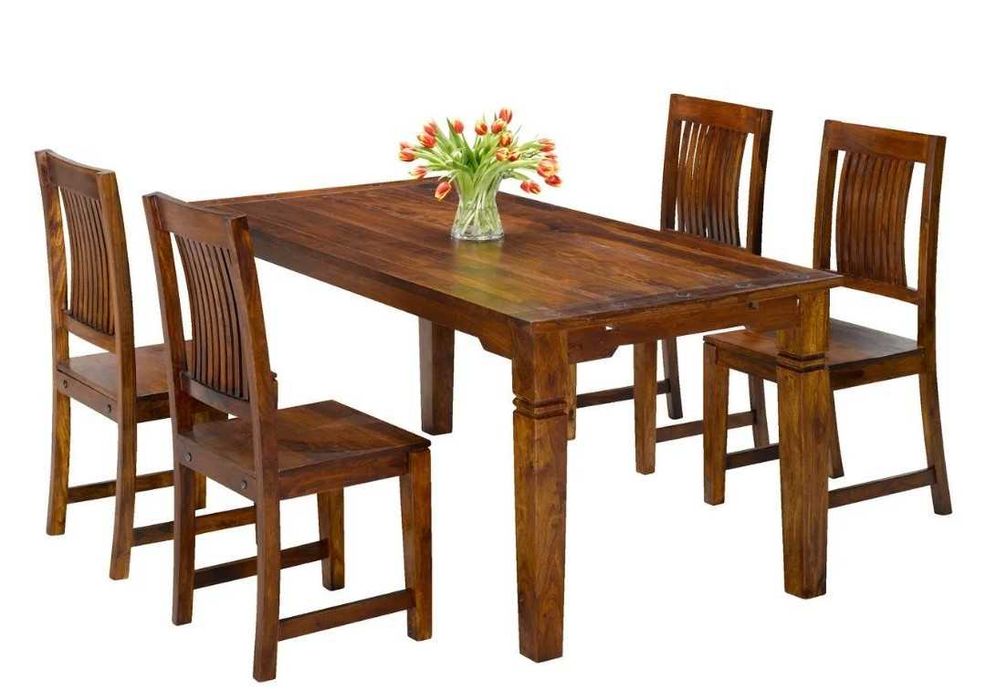 Stół  kolonialny z krzesłami