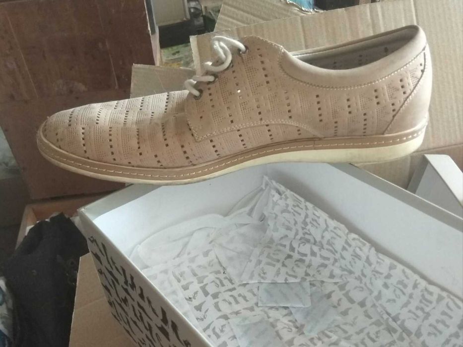 Кожаные туфли Натуральная кожа с перфорацией Обмен на смартфон картины