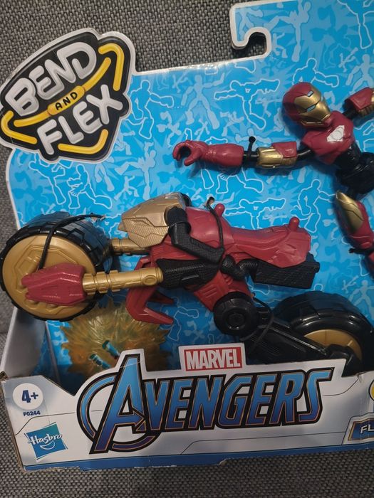 Iron Man Flex Rider - Bend and flex Marvel Avengers Hasbro figurka