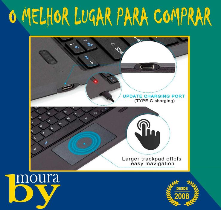 Teclado Touchpad Microsoft Surface GO Pro 3 4 5 6 7 8 9 XPT PO