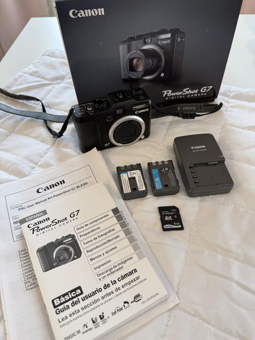Canon PowerShot G7 – komplet, stan kolekcjonerski