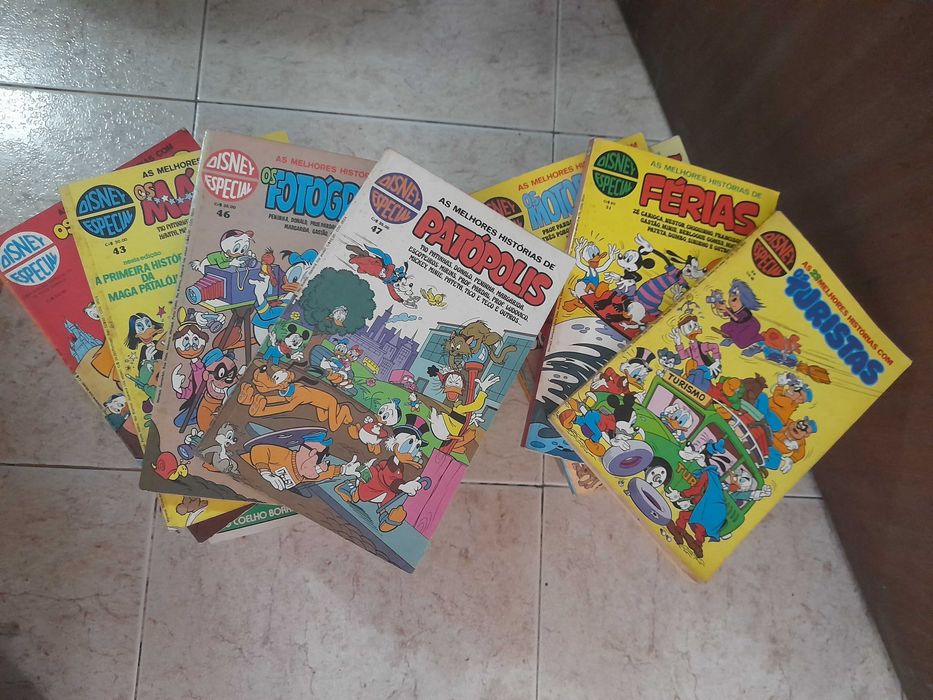 Livros banda desenhada anos 70 e 80