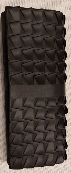 KOPERTÓWKA Torebka mała do ręki czarna satynowa NOWA