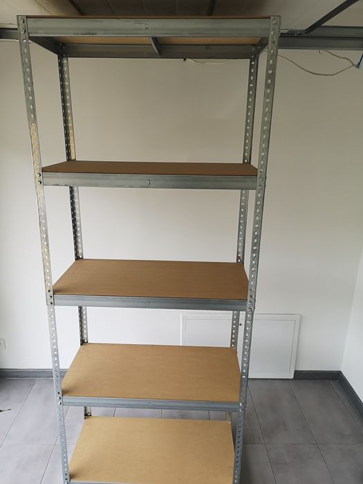 Regał Wysoki, Skręcany do Warsztatu, Garażu 210x91x46 cm 5P/280 kg