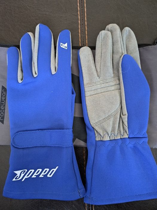 Luvas karting / automóvel.  Novo tamanho 10 . Preto ou azul.