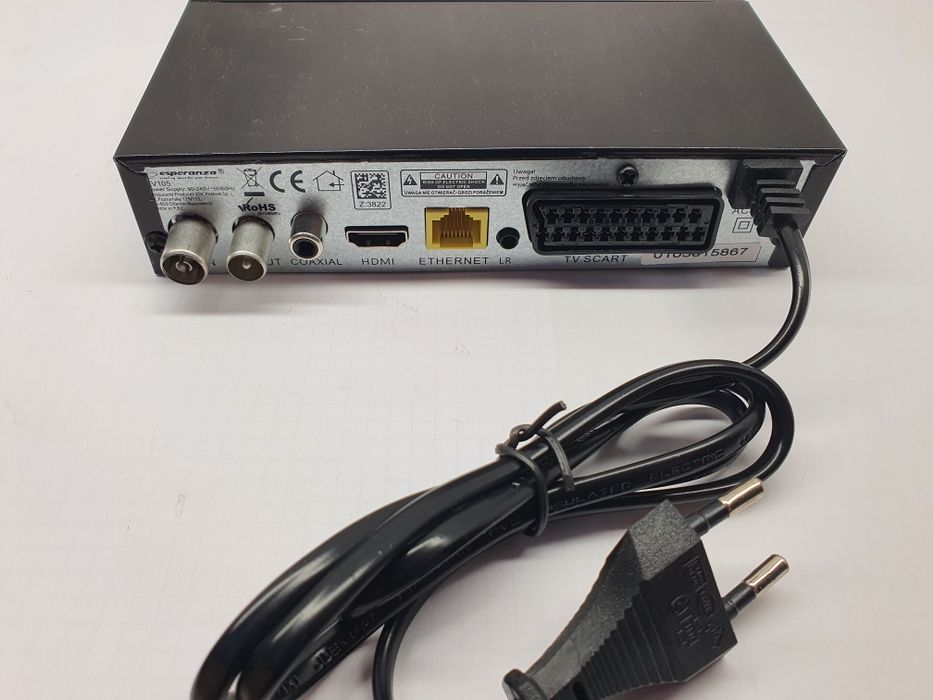 Dekoder DVB-T2 HEVC H.265 ESPERANZA, Komis Jasło Czackiego