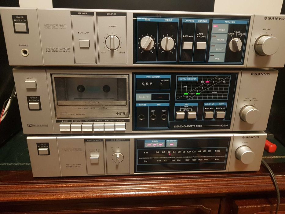 Aparelhagem Sanyo made in japan