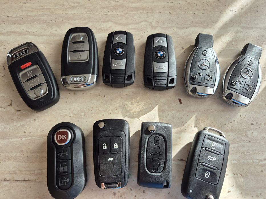 Kluczyki, Piloty BMW, Mercedes, Audi i inne, kodowanie