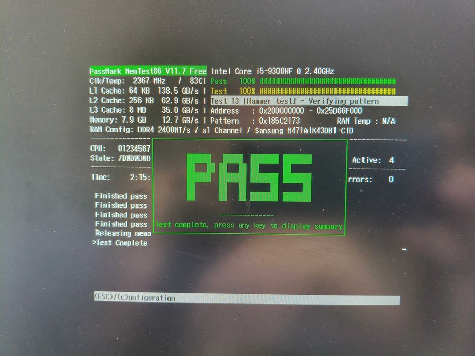 Оперативна пам'ять DDR4 PC4 Sodimm 8GB 2666MHz