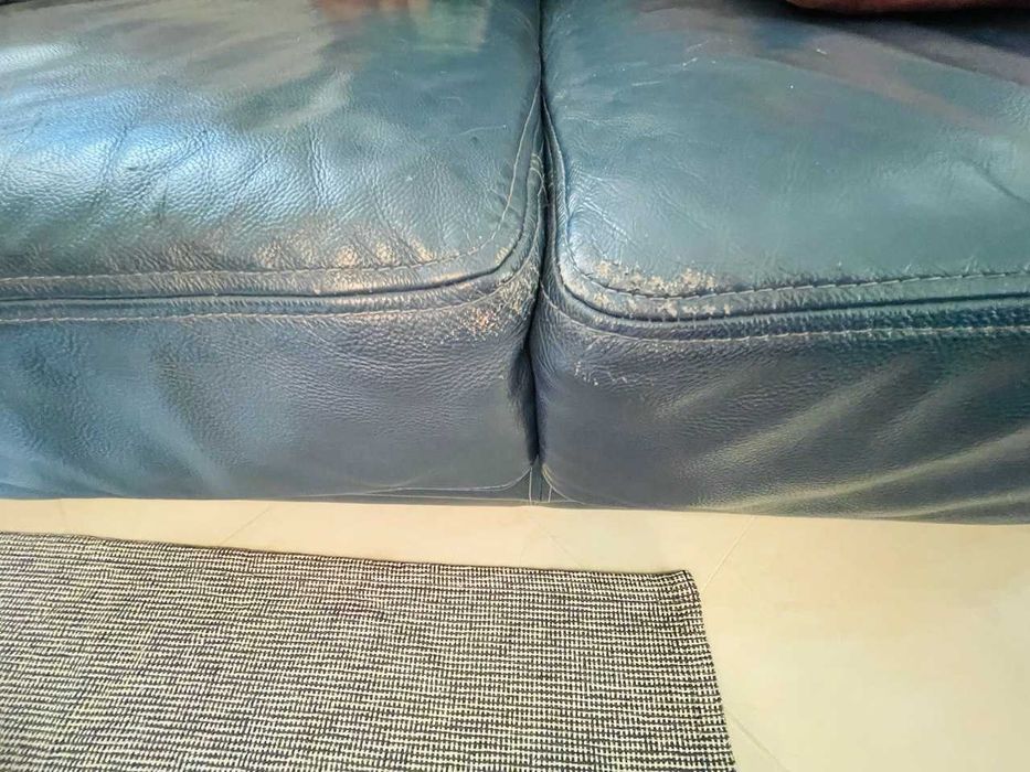 Sofá de pele 2 lugares (possível comprar o conjunto de dois)