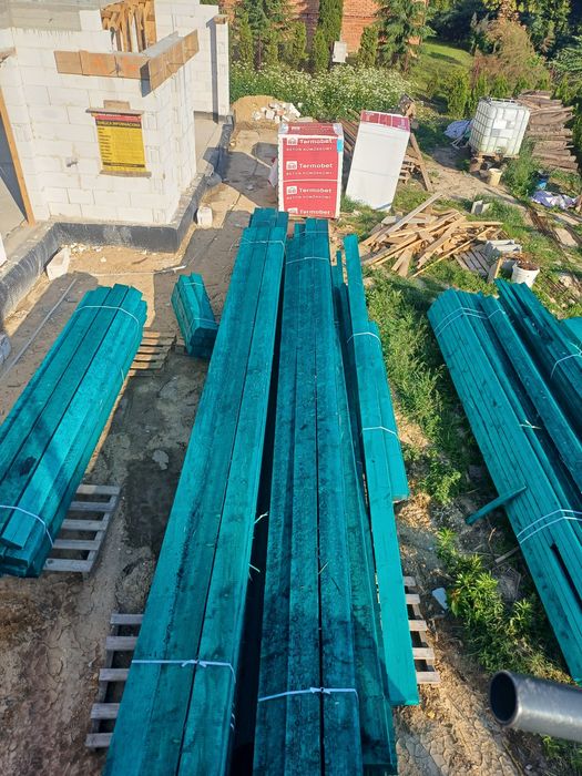 Wyroby tartaczne  stemple NOWE TRANSPORT Więźba