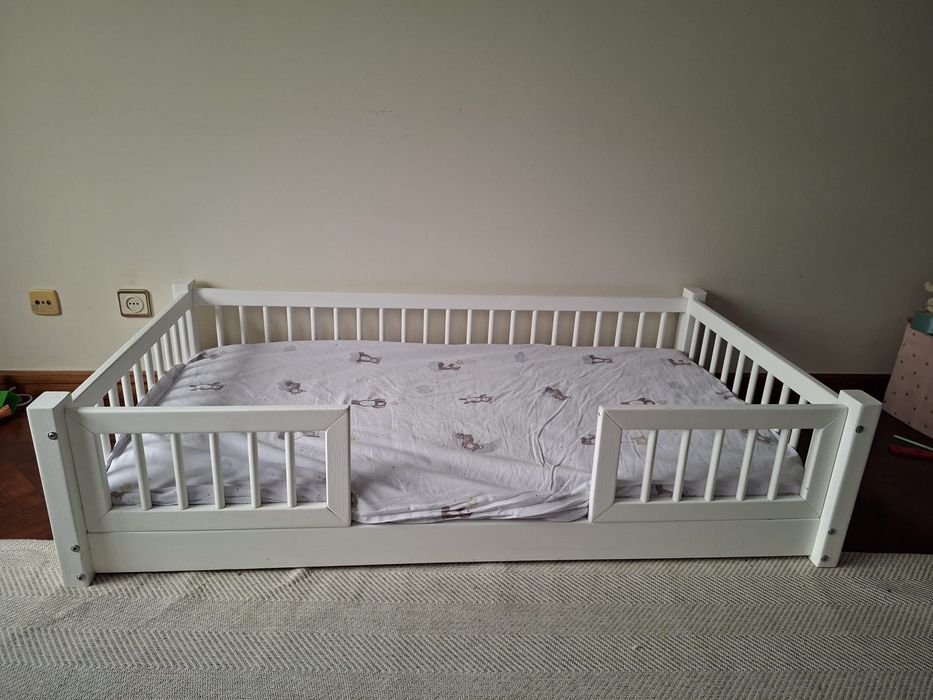 Cama Montessori Mon Lit Cabane + colchão incluído