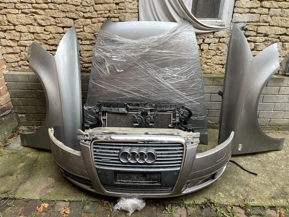 Бампен audi a6 c6 фари телевізор ауді а6 с6 крила