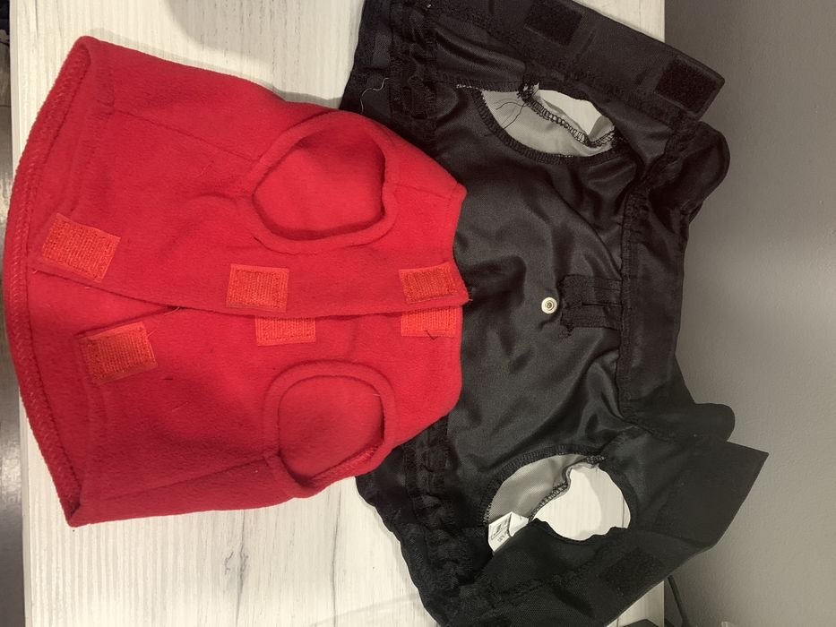 Ubranko dla psa kurtka z kapturem + polar dla psa rozm S