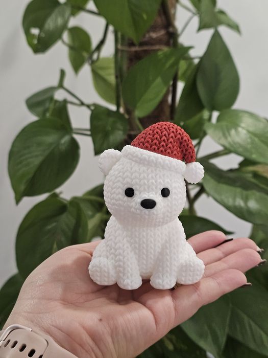 Urso Natal - Impressão 3D