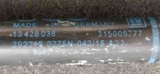 Amortecedor da Mala 13428038 - OPEL CORSA E