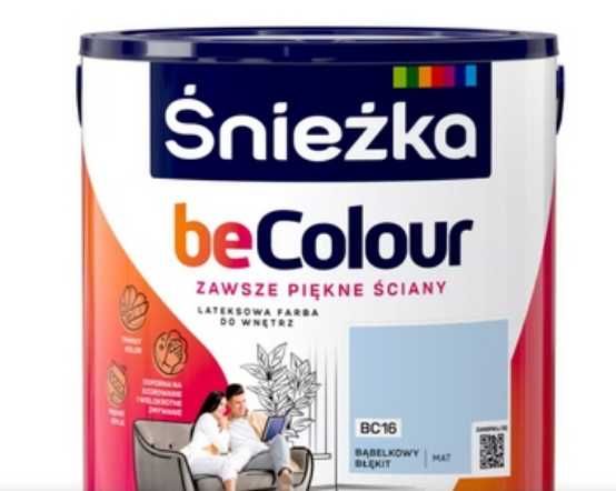 Farba Śnieżka Becolour bąbelkowy błękit 2,5 l