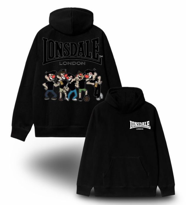 Худи Lonsdale London spider Fight logo унисекс лонсдейл толстовка