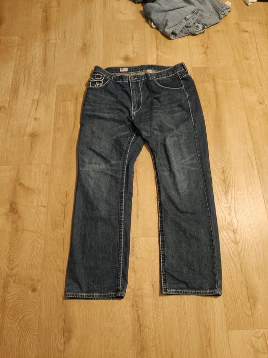 Nowe baggy jeansy true religion rozmiar XL kolor granatowy