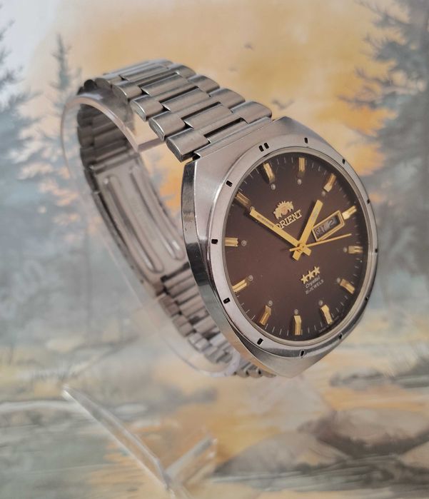 Orient Big Crystal aut.-21 kam. Oryginalny zegarek lata 70-80