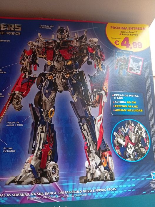Fascículo Transformers Optimus prime
