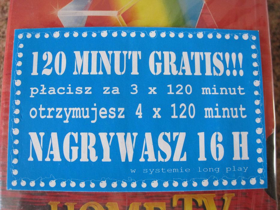 Kasety VHS 3 szt. nowe