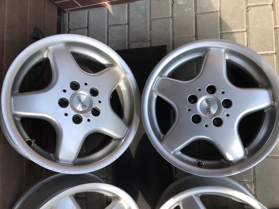 Komplet Alufelgi 5x112 16’ Aluett 7,5J et35 felgi koła