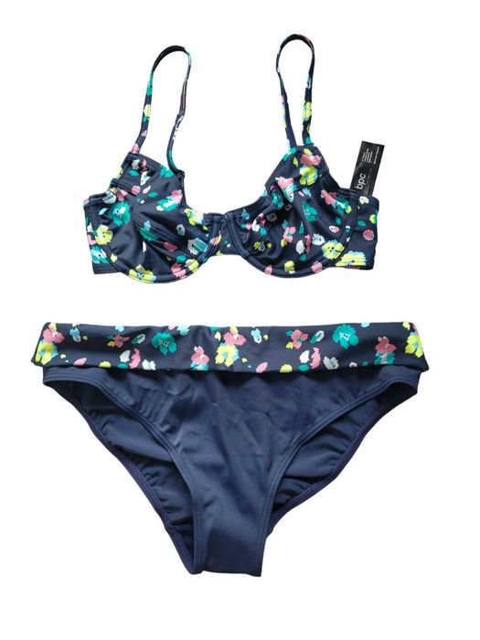 Nowy strój kostium kąpielowy 38,M/40,L 75B wzór komplet BonPrix BPC