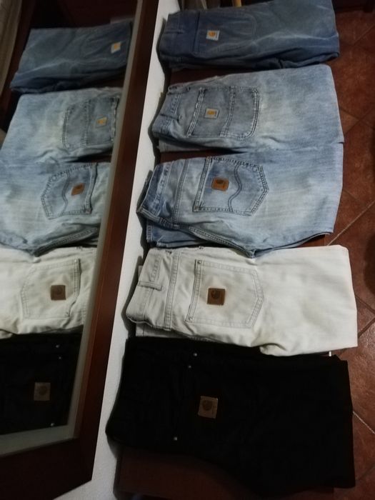 Calças Cahartt usadas