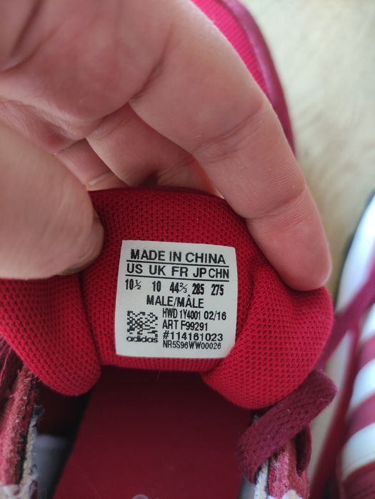 фирменные мужские  кроссовки Adidas, оригинал,  р.44,5