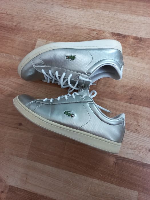 Buty Lacoste srebrne