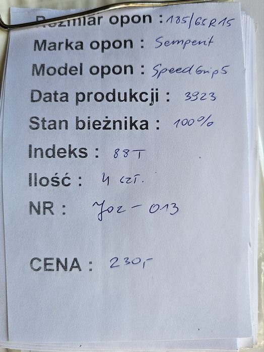 185/65R15 Semperit Speed Grip 5 Zima