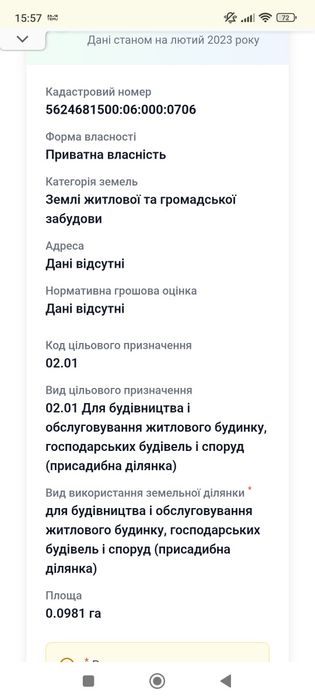 продам земельну ділянку 40 сот