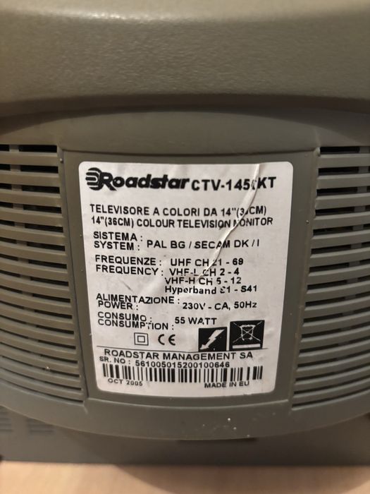 Televisão Roadstar CTV-145KT