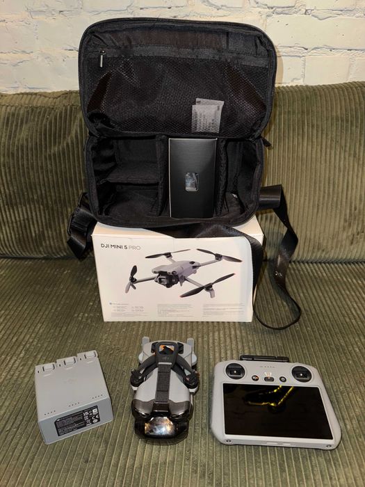 DJI Mini 5 Pro Fly More Combo plus with RC-2 Remote Controller, дрон