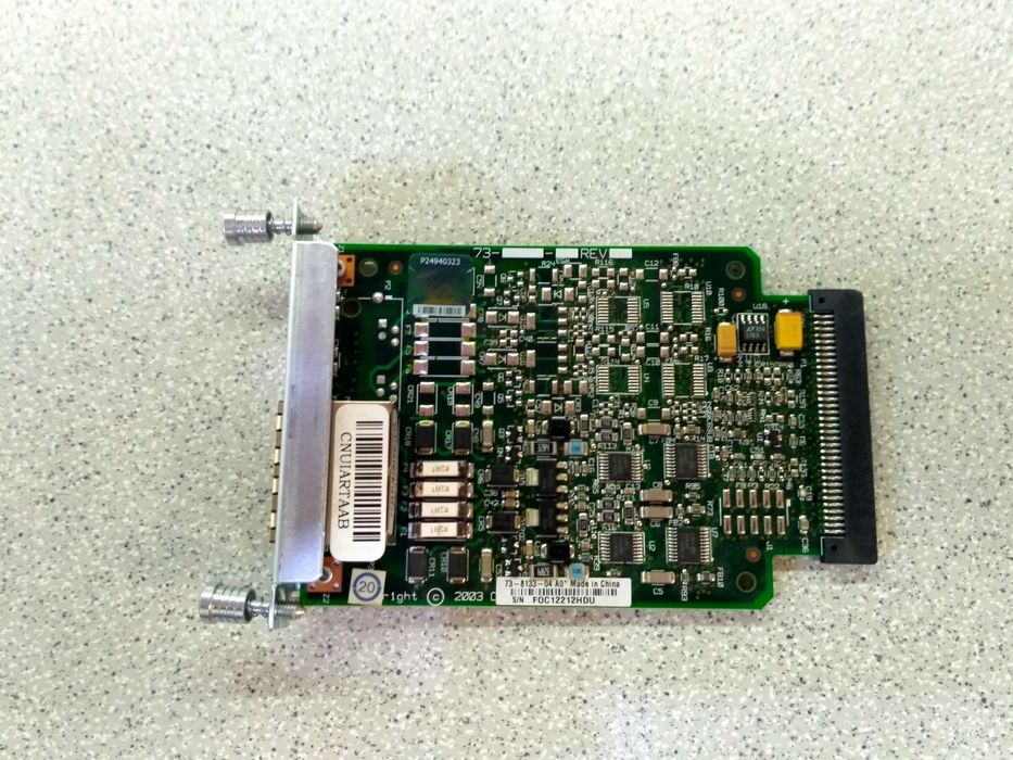 Модуль Cisco VIC2-2FXO Two-port Voice Interface Card